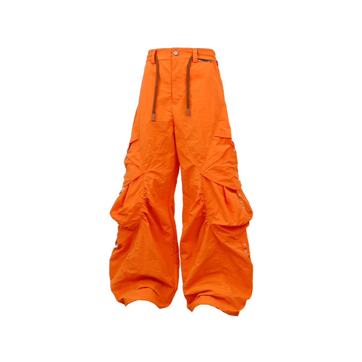 RELABEL Waterproof Nylon Drawstring Oversized Cargo Orange – LEATHERETRO