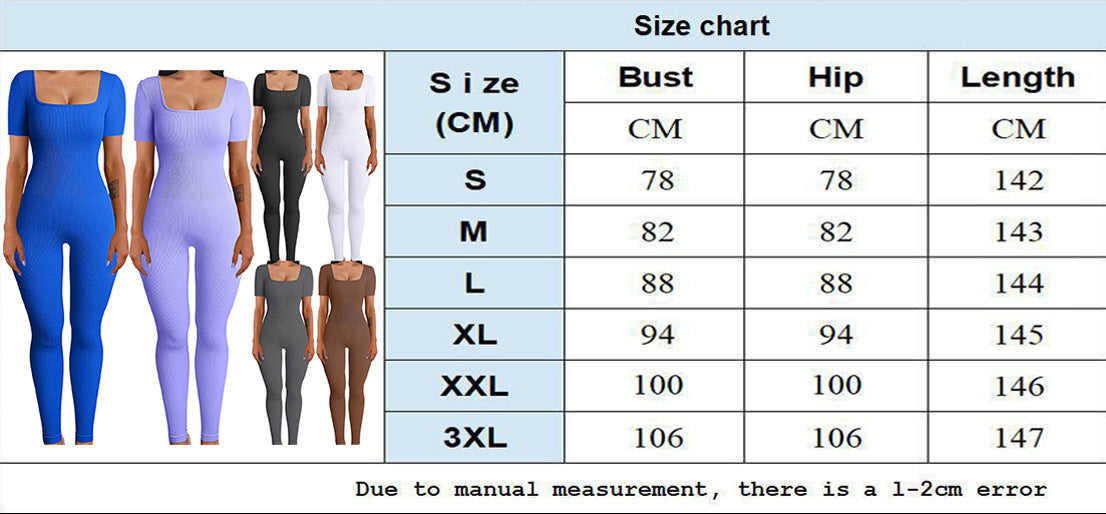 Sexy Short Sleeves Sports Jumpsuits for Women-Jumpsuits & Rompers-White-S-Free Shipping Leatheretro