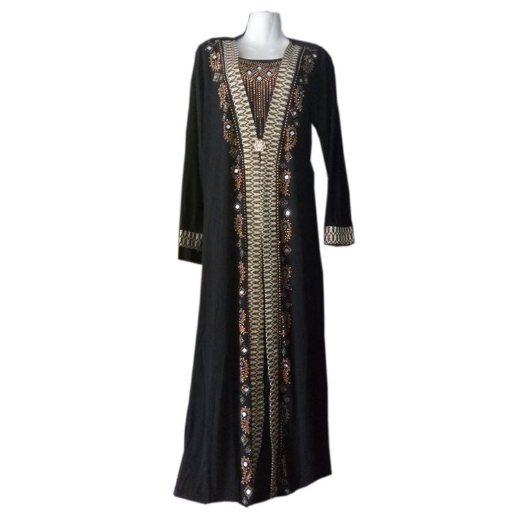 Arabic Beaded Long Rompers for Women-Jumpsuits & Rompers-3-56-Free Shipping Leatheretro