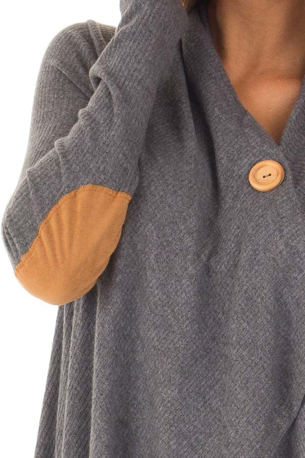 Irregular Fall Cardigan Coats for Women-Shirts & Tops-Grey-S-Free Shipping Leatheretro