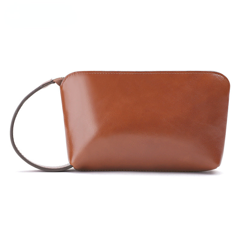Fashion Leather Storage Bag Cellphone Bag 9380-Handbags, Wallets & Cases-Brown-Free Shipping Leatheretro