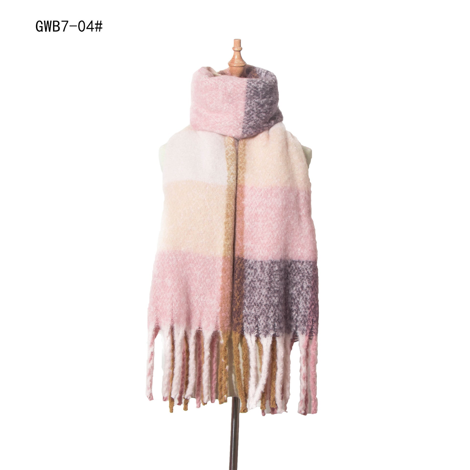 Casual Warm Thick Winter Scarves-Scarves & Shawls-GWB7-04-190-200cm-Free Shipping Leatheretro