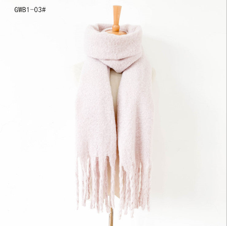 Winter Tassels Women Scarfs/capes-scarves-GWB1-03-190-220cm-Free Shipping Leatheretro