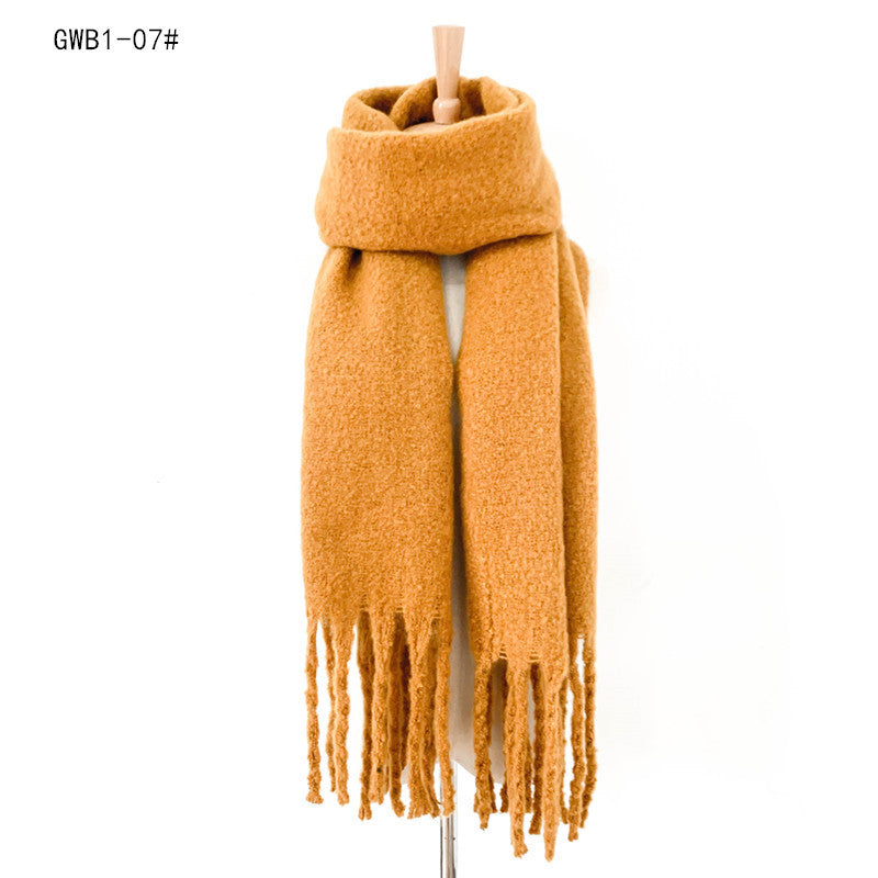 Winter Tassels Women Scarfs/capes-scarves-GWB1-07-190-220cm-Free Shipping Leatheretro