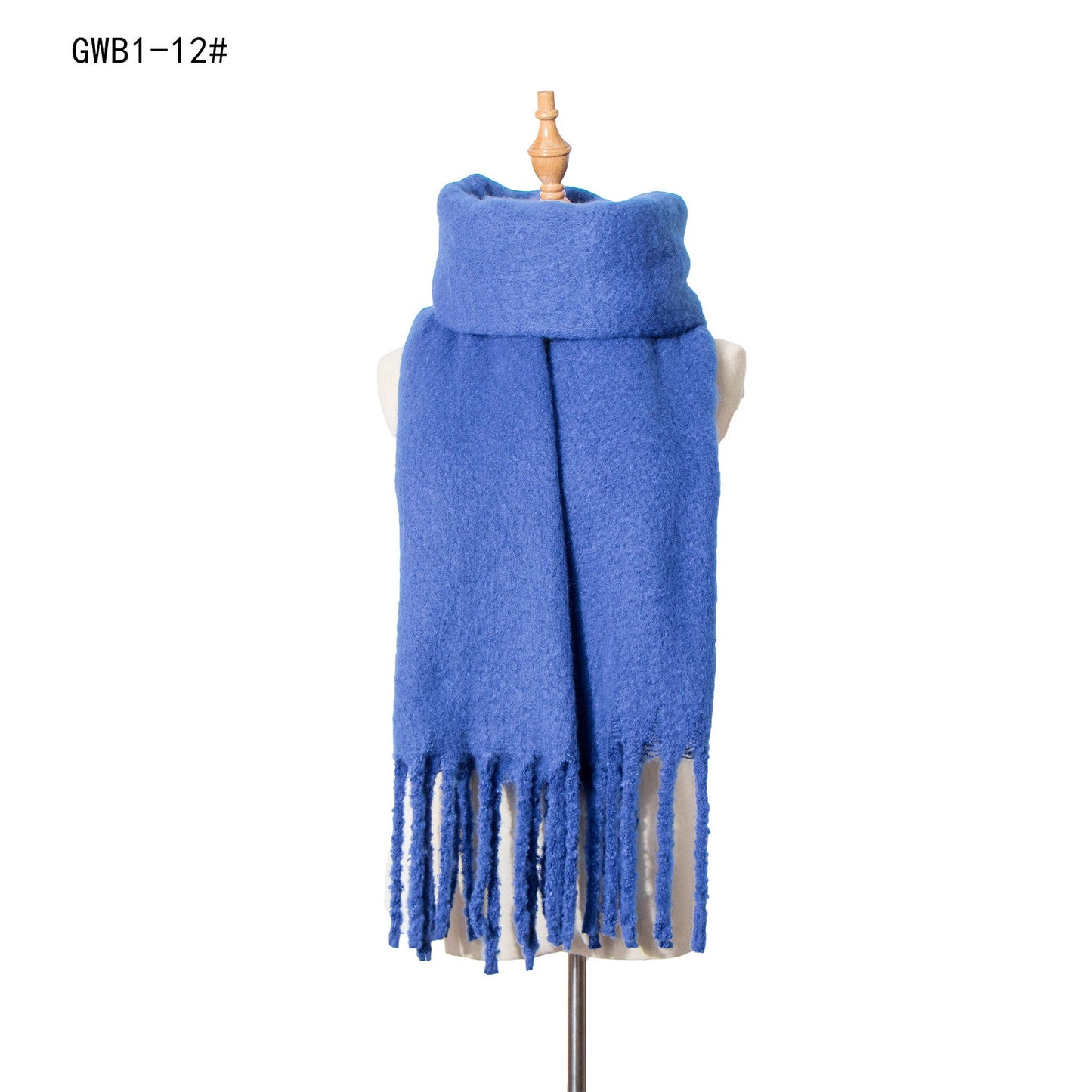 Winter Tassels Women Scarfs/capes-scarves-GWB1-12-190-220cm-Free Shipping Leatheretro