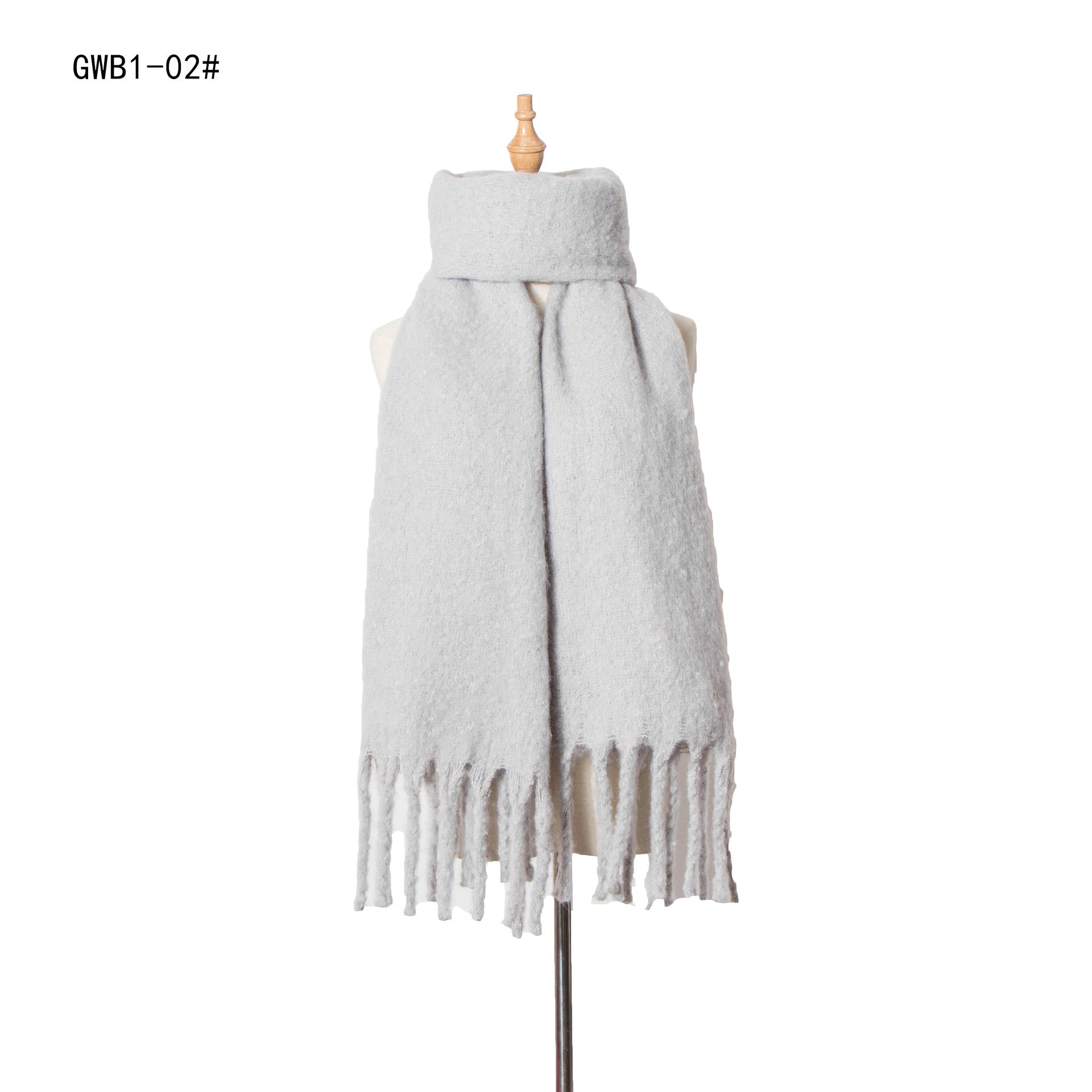 Winter Tassels Women Scarfs/capes-scarves-GWB1-02-190-220cm-Free Shipping Leatheretro
