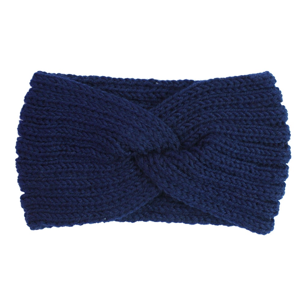 Women Sporting Knitting Headbands (Buy one Get One)-Headbands-Navy Blue-Free Shipping Leatheretro