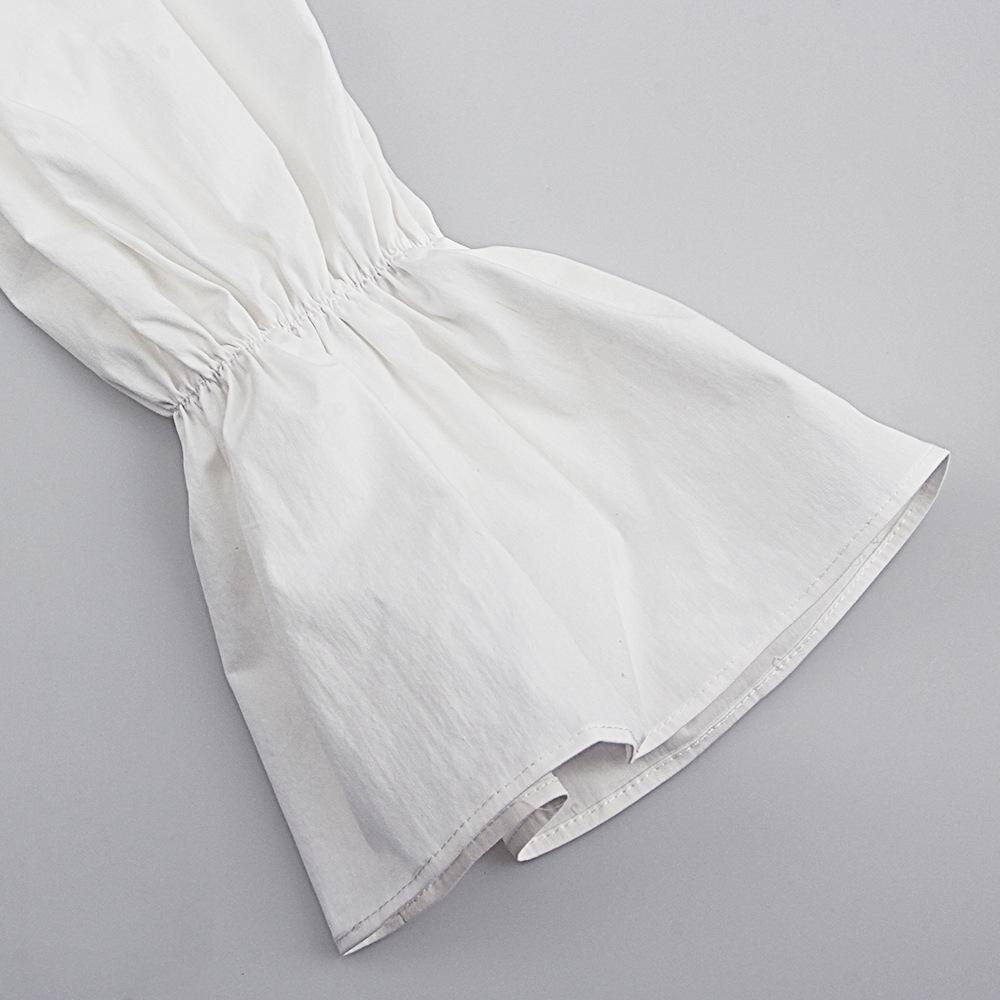 Sexy Square Neckline Bodycon Dresses-Sexy Dresses-White-S-Free Shipping Leatheretro
