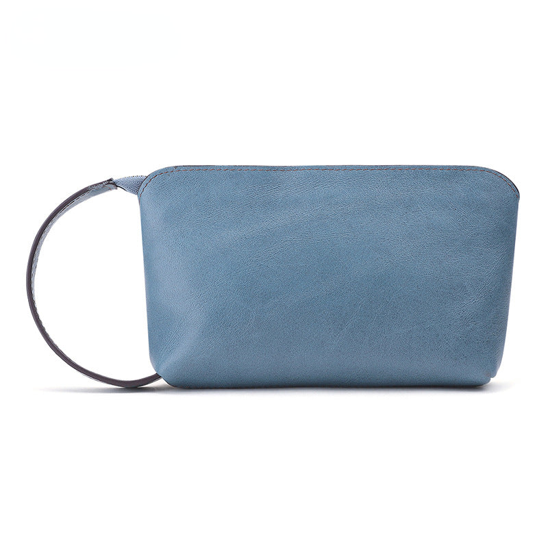 Fashion Leather Storage Bag Cellphone Bag 9380-Handbags, Wallets & Cases-Light Blue-Free Shipping Leatheretro