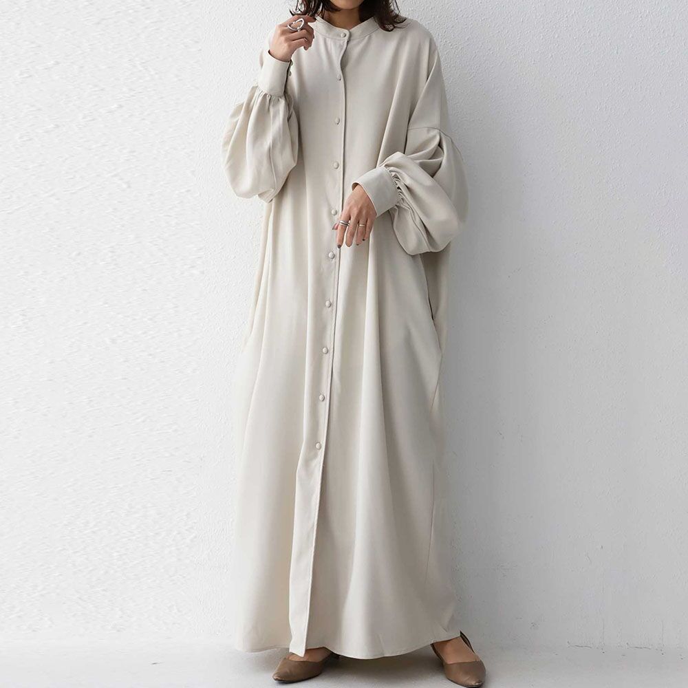 Casual Double Sided Long Cozy Dresses-Dresses-Apricot-One Size (50-70kg)-Free Shipping Leatheretro