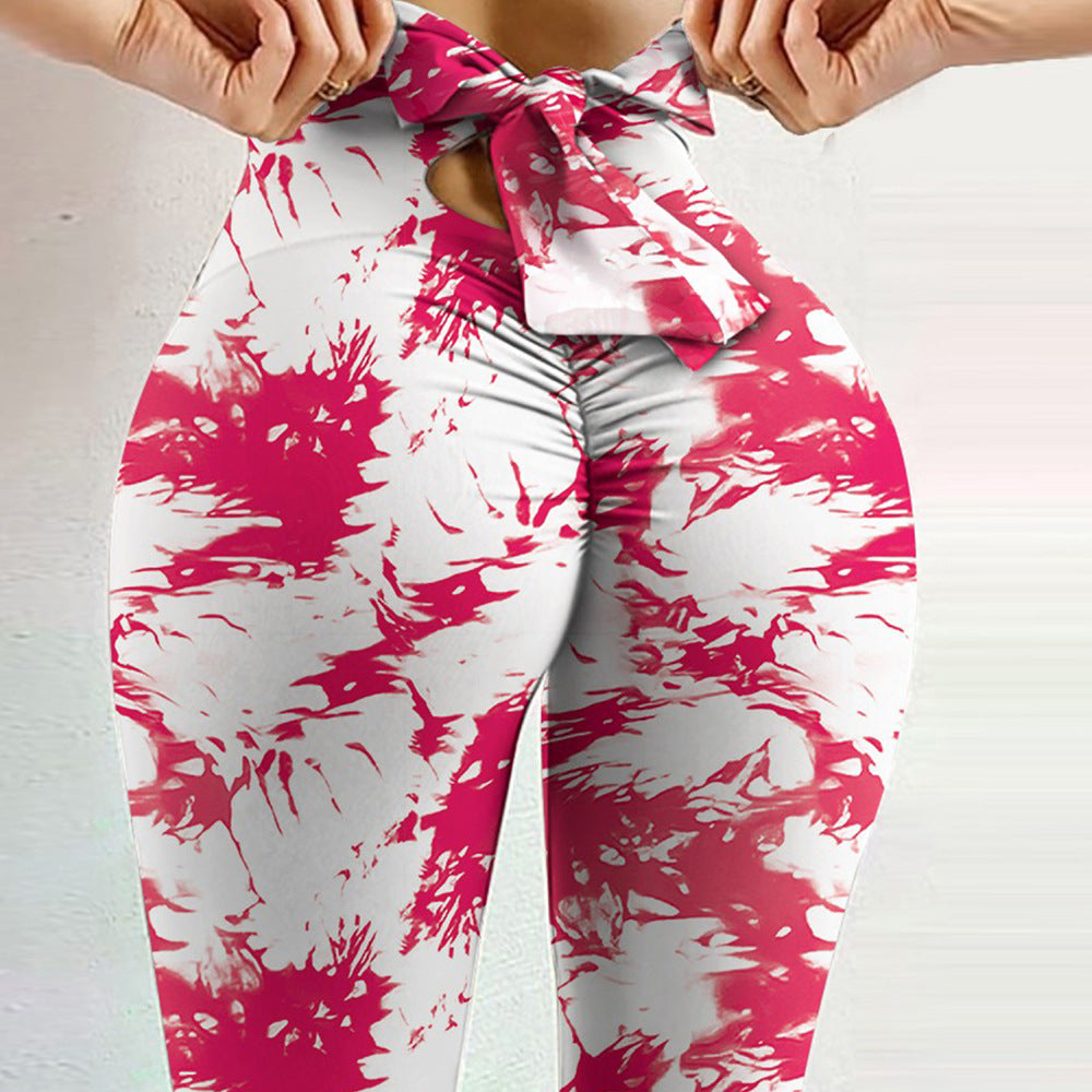 Sexy Butterfly Design Sports Leggings-Activewear-P1004-S-Free Shipping Leatheretro