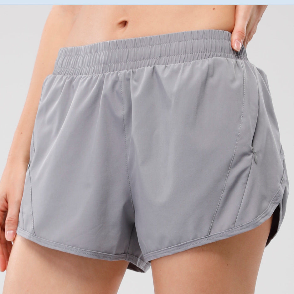 Casual Air Breathable Summer Sports Shorts for Women-Shorts-Light Gray-S-Free Shipping Leatheretro