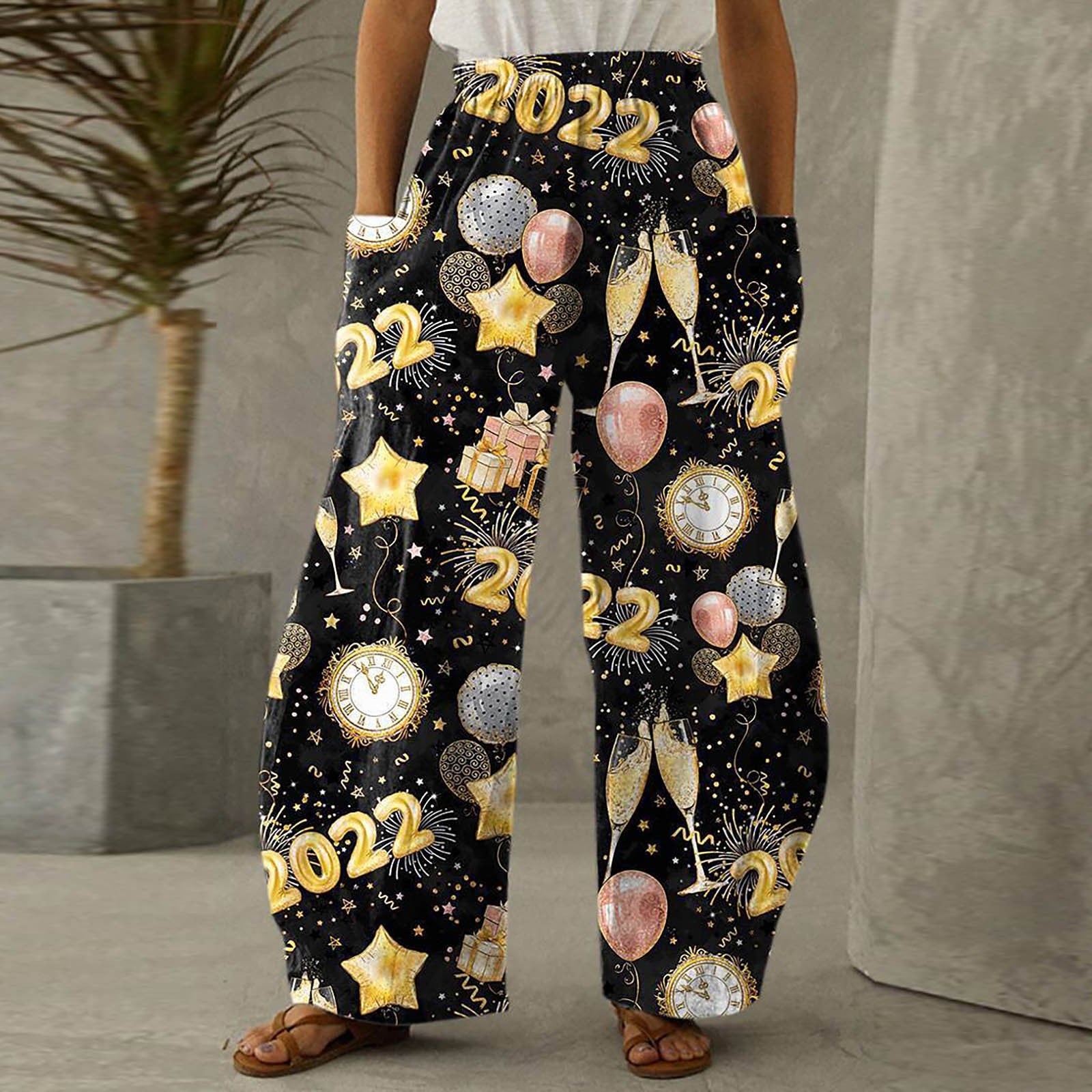 Casual High Waist Summer Pants-Pants-Peapock-S-Free Shipping Leatheretro