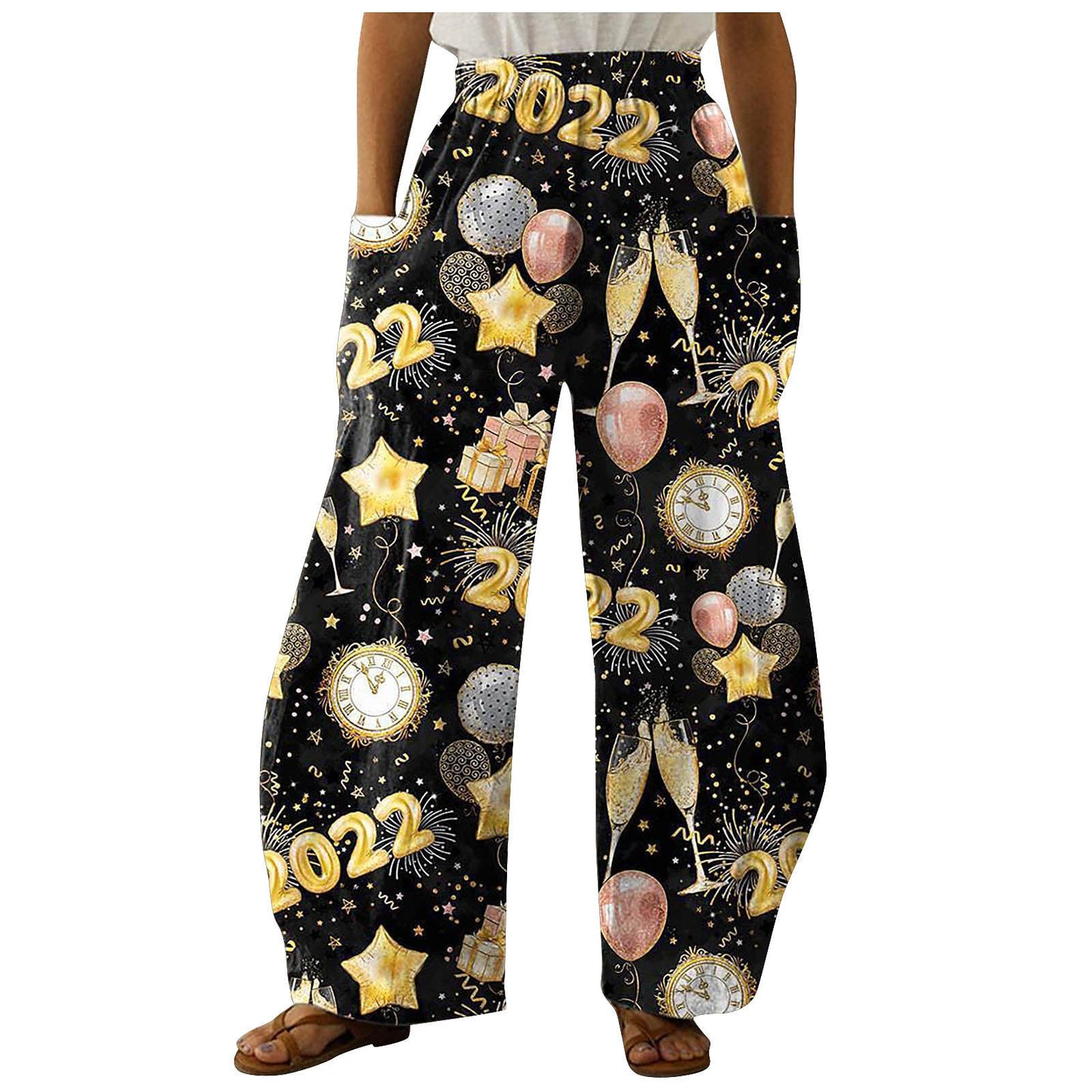 Casual High Waist Summer Pants-Pants-2022-S-Free Shipping Leatheretro