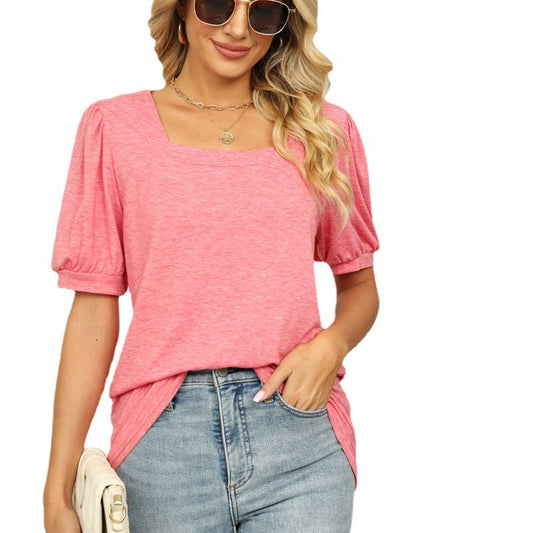 Summer Short Sleeves Women T Shirts-Shirts & Tops-White-S-Free Shipping Leatheretro