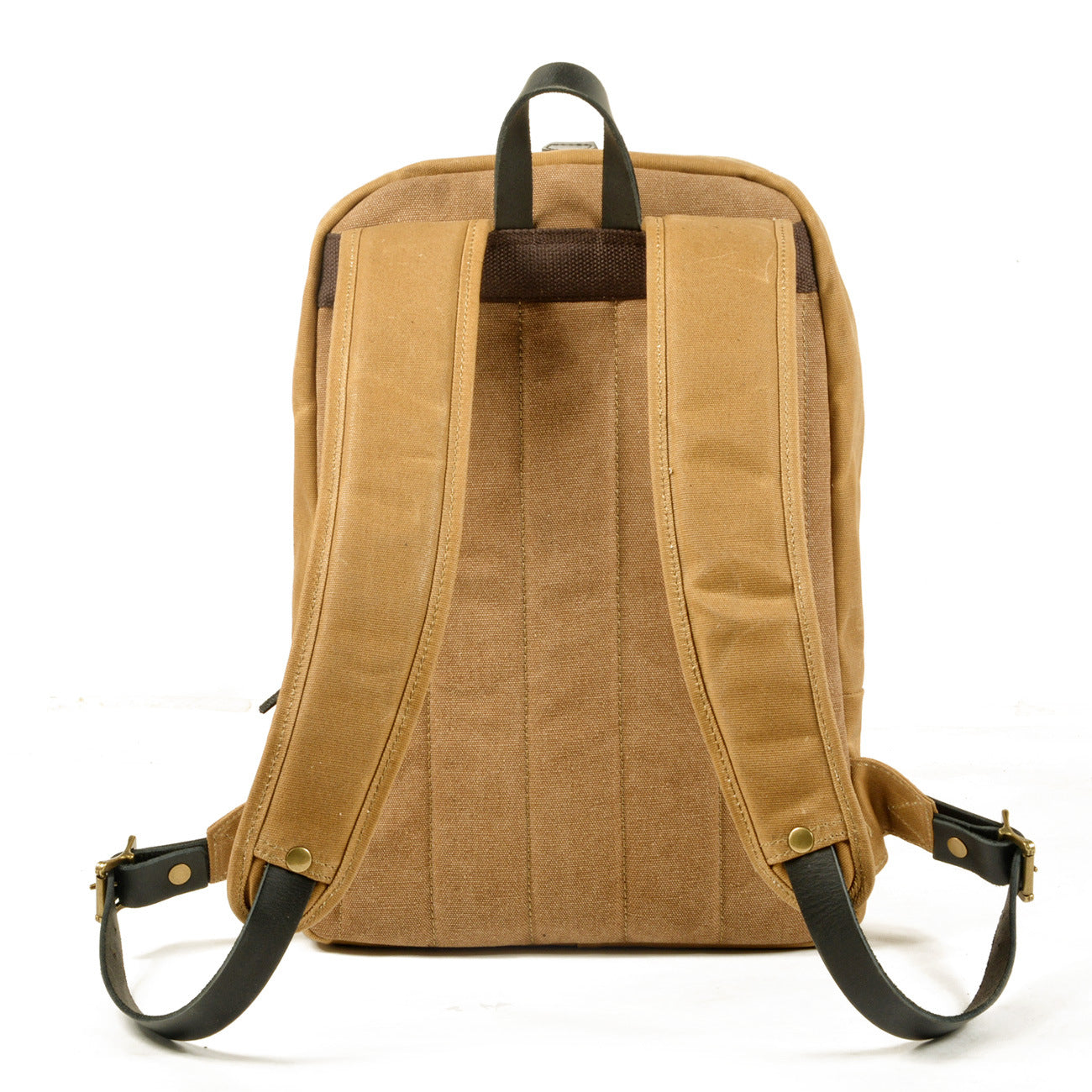 Vintage Water-resistant Canvas Hiking Backpack-Canvas Backpack-Black-Free Shipping Leatheretro
