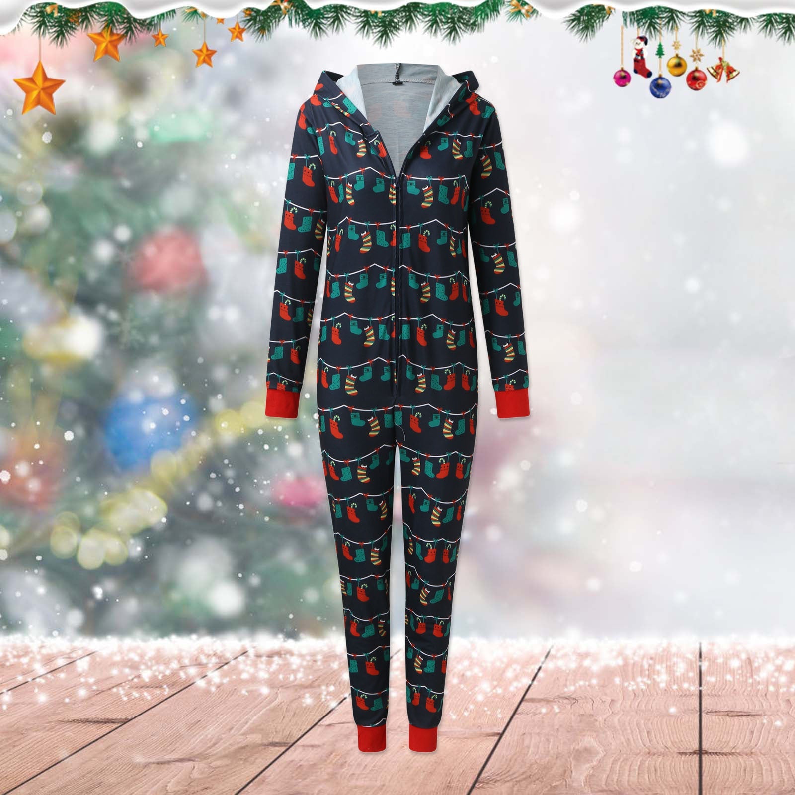 Fashion Adult and Kids Christmas Suits-Suits-Red-Miss-S-Free Shipping Leatheretro