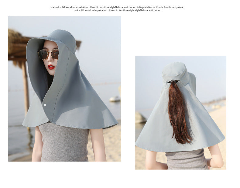 Summer Sun Proof Bucket Hat for Women-Hats-Gray-One Size-Free Shipping Leatheretro