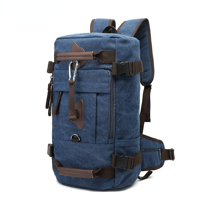 Multifunctional 3 In 1 Water Resistent Canvas Bags for Outdoor Y915-Backpacks-Blue-Free Shipping Leatheretro