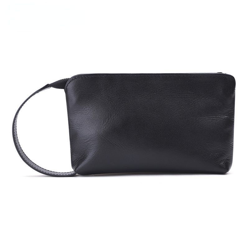 Fashion Leather Storage Bag Cellphone Bag 9380-Handbags, Wallets & Cases-Black-Free Shipping Leatheretro