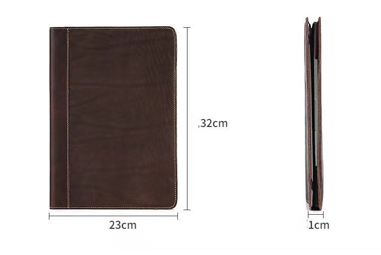 13.3" Mackbook Pro/air Leather Computer Protect Case 2117-laptop case-Coffee-Free Shipping Leatheretro