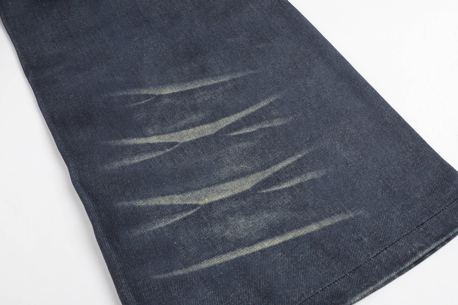 DND4DES×Faychui Acid Graphics Distressed Wide-Leg Jeans-Jeans-S-Free Shipping Leatheretro