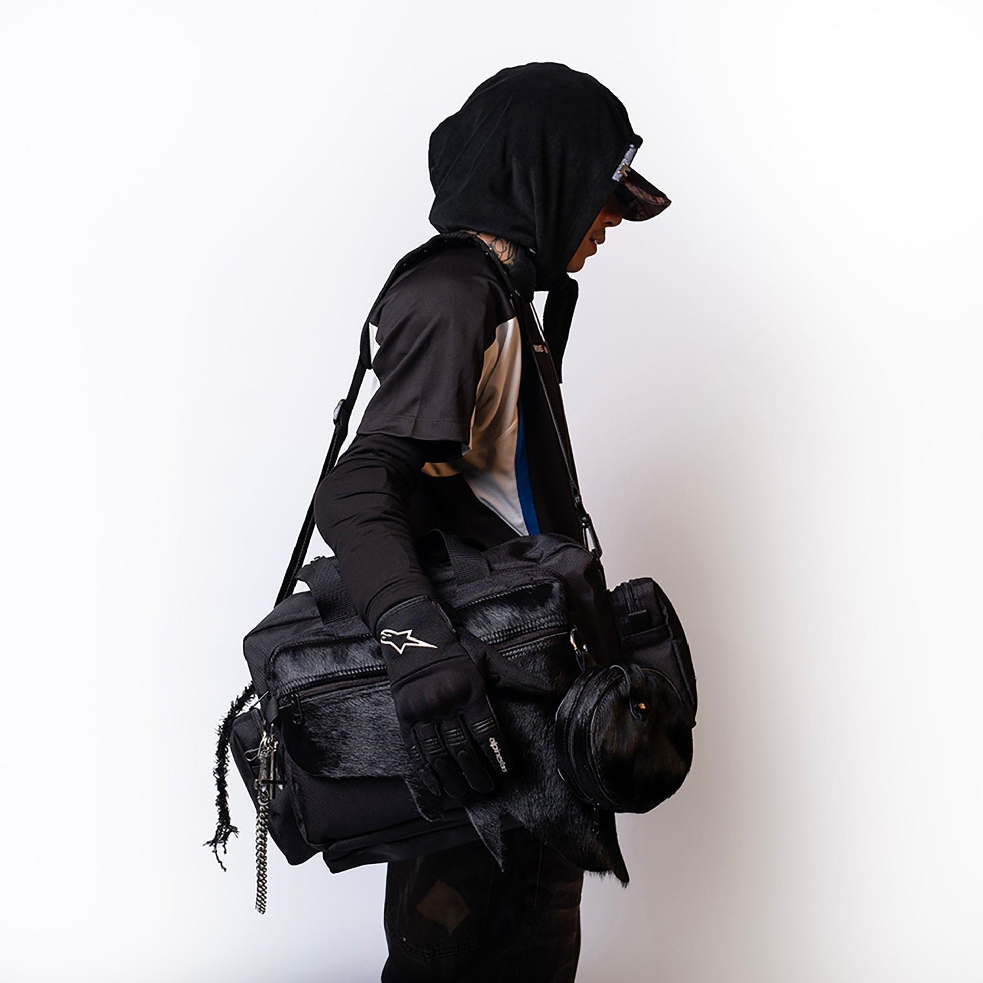 FVVO Horse Hair Multi-Functional Backpack-Bag-Shoulder strap-Free Shipping Leatheretro