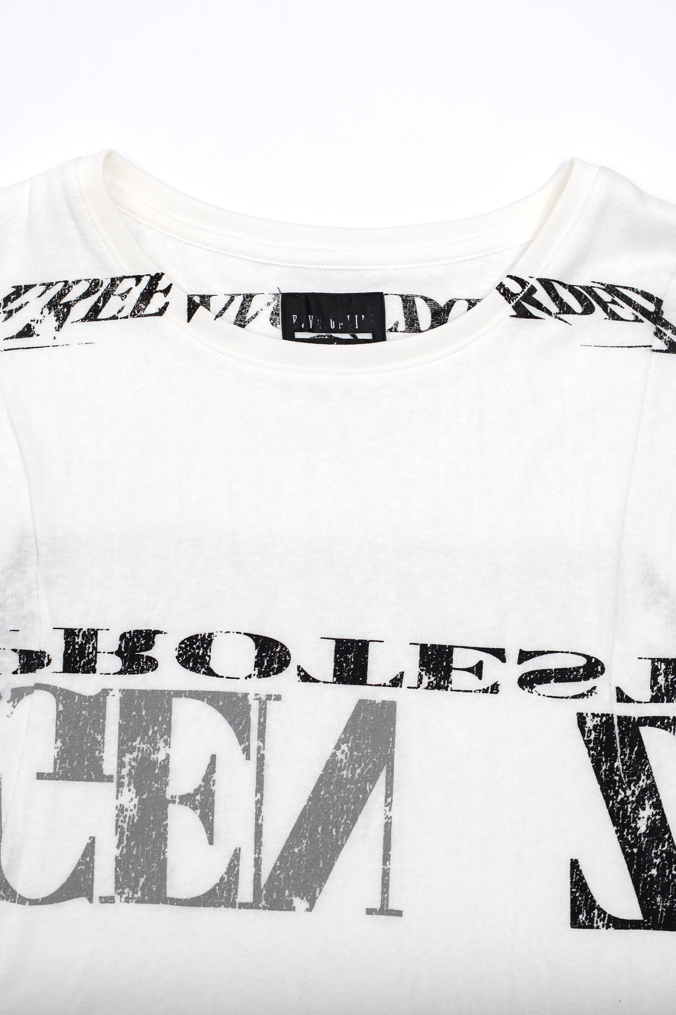 FVVO Faux-Layer Printed Tank-Tank Top-S-White-Free Shipping Leatheretro