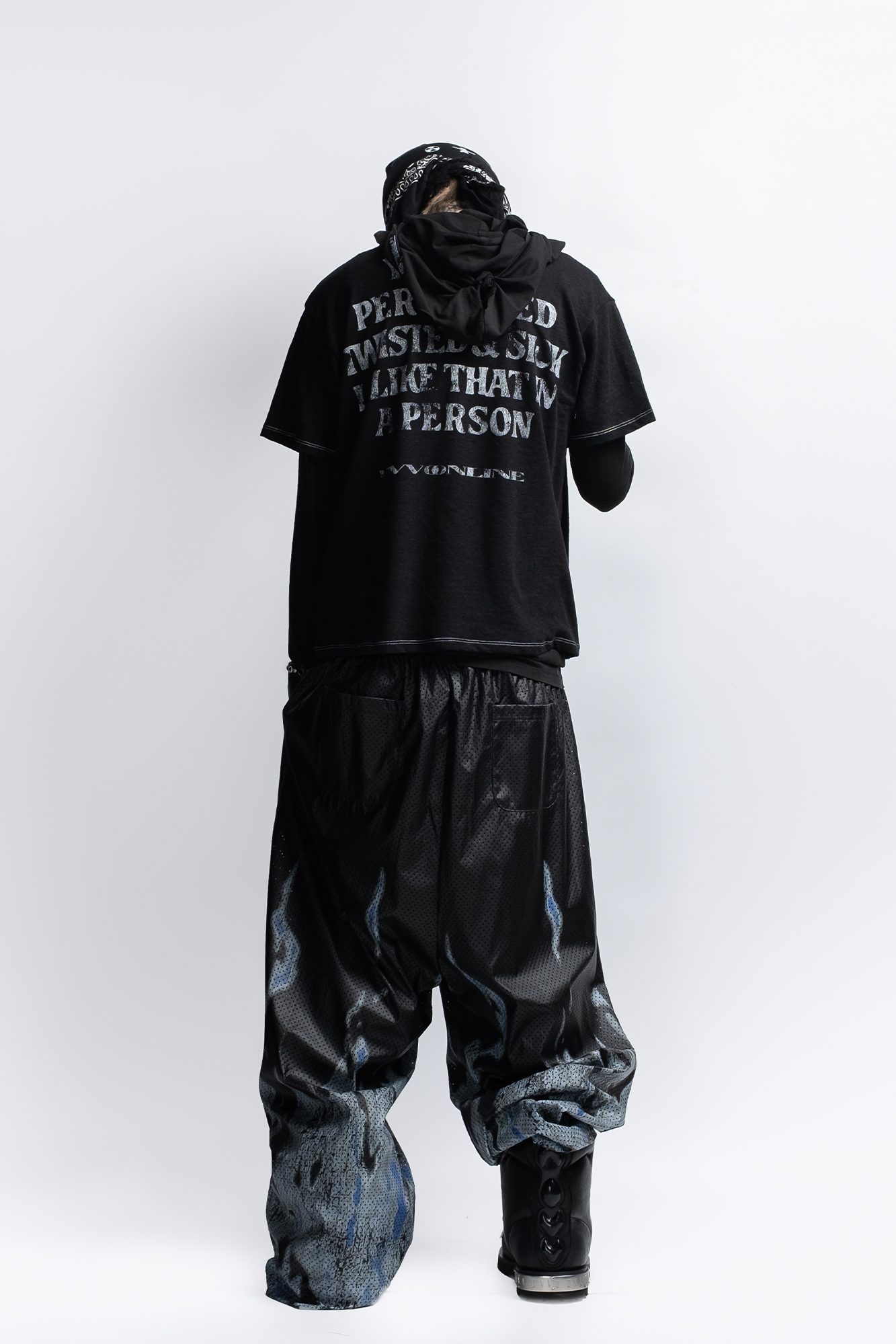 FVVO Slogan Graphic Ringer Tee-T Shirt-S-Free Shipping Leatheretro