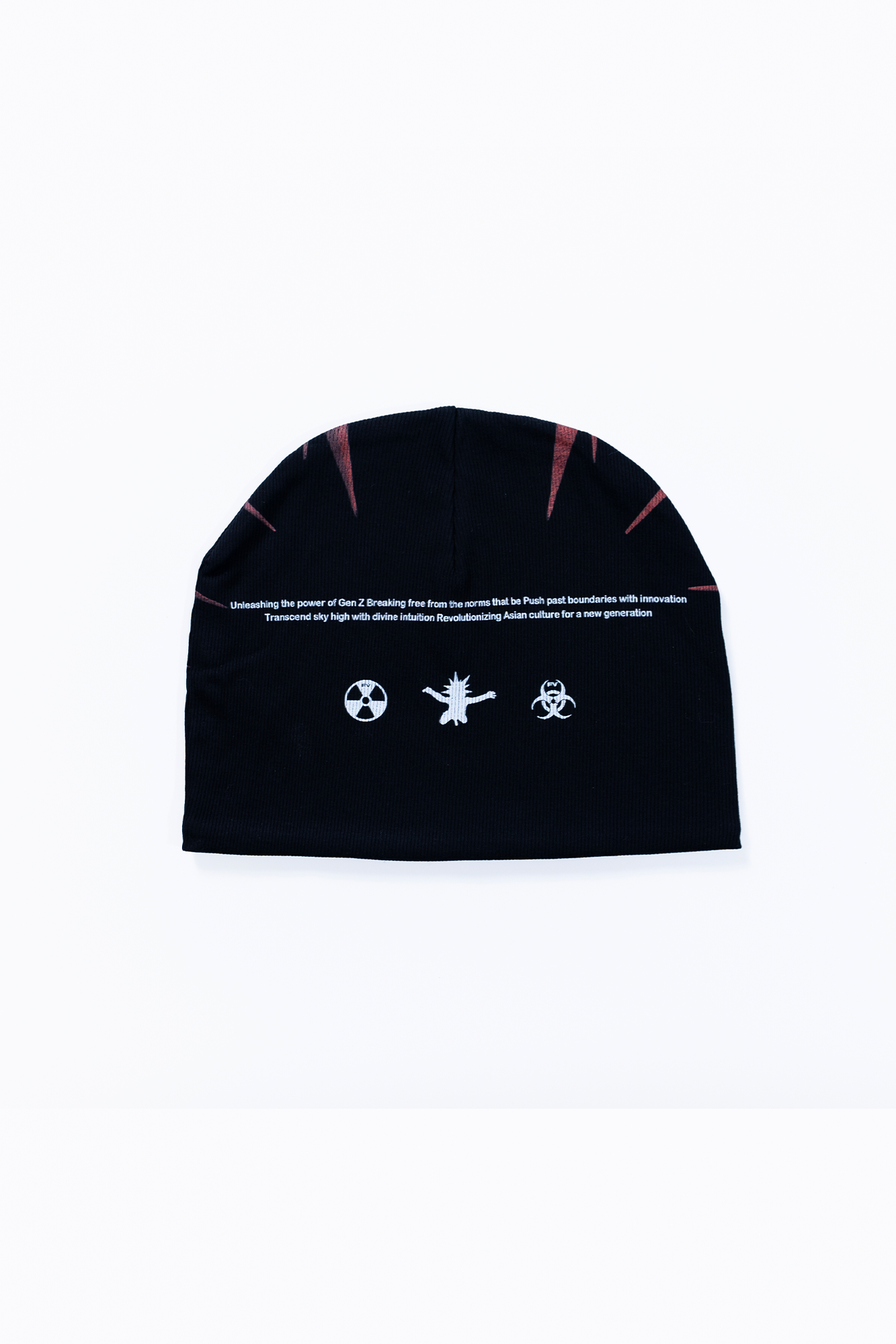 FVVO Graphic Dimension Beanie-Hat, Cap, Beanie-Black-Free Shipping Leatheretro