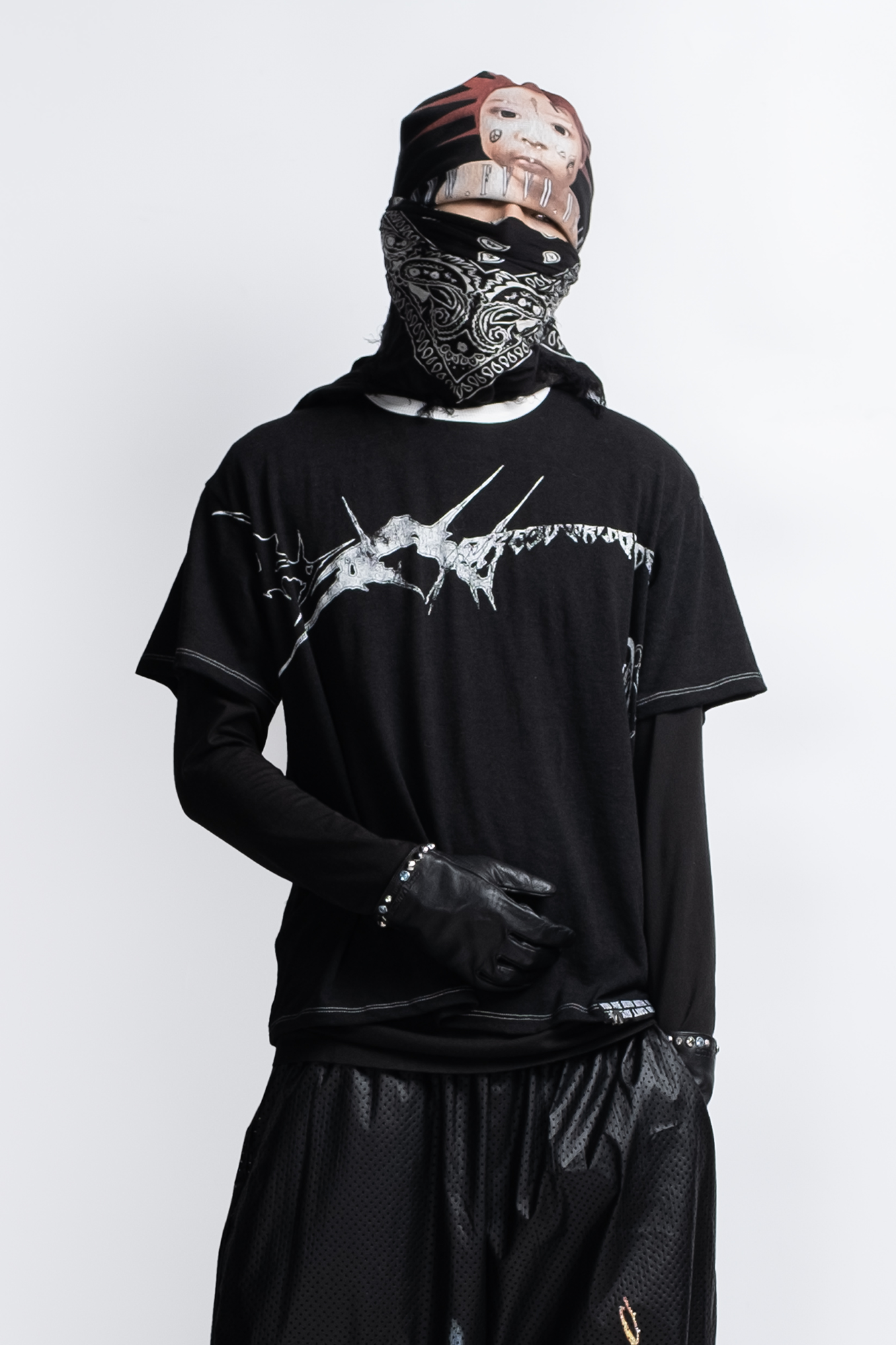 FVVO Slogan Graphic Ringer Tee-T Shirt-S-Free Shipping Leatheretro