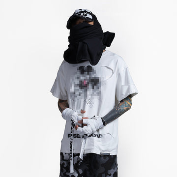 FVVO Mocking Mickey 18 Prohibitions T-Shirt-T Shirt-S-White-Free Shipping Leatheretro