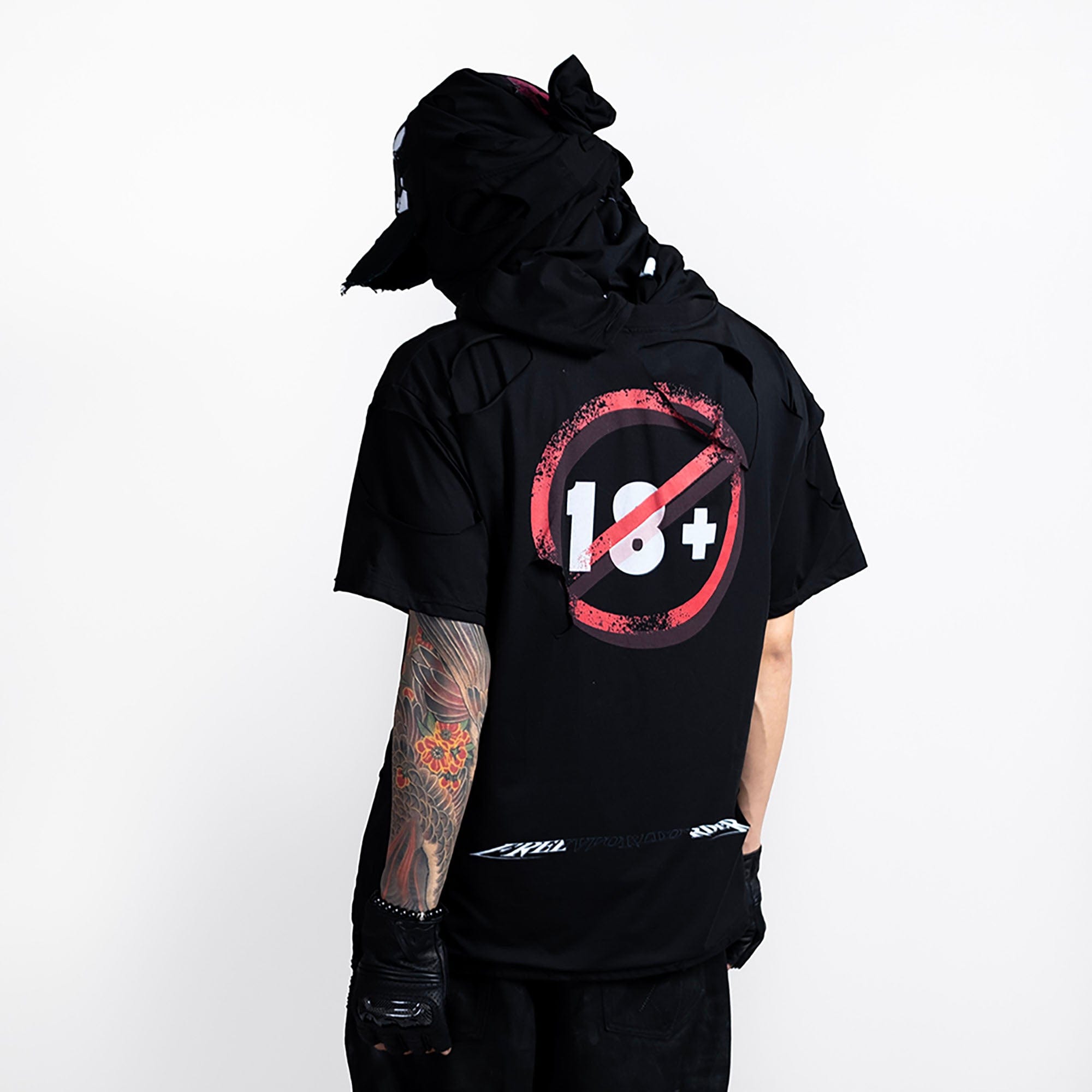 FVVO Mocking Mickey 18 Prohibitions T-Shirt-T Shirt-S-White-Free Shipping Leatheretro