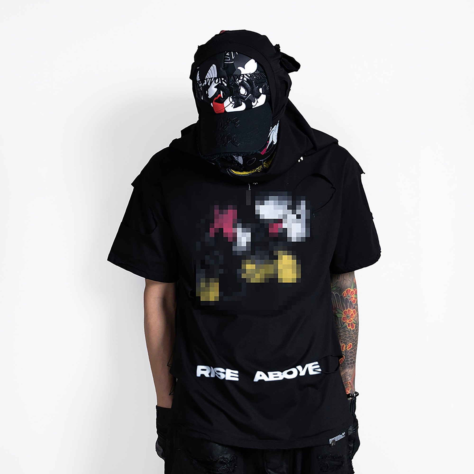 FVVO Mocking Mickey 18 Prohibitions T-Shirt-T Shirt-S-Black-Free Shipping Leatheretro