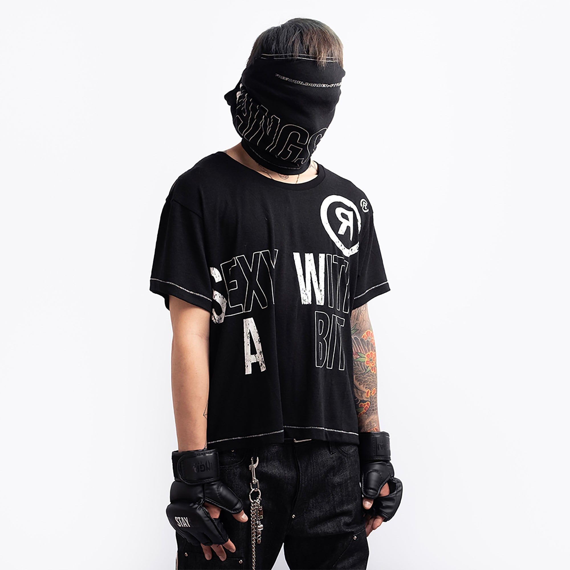 FVVO Sexy With A Bit Slogan T-Shirt-T Shirt-S-White-Free Shipping Leatheretro