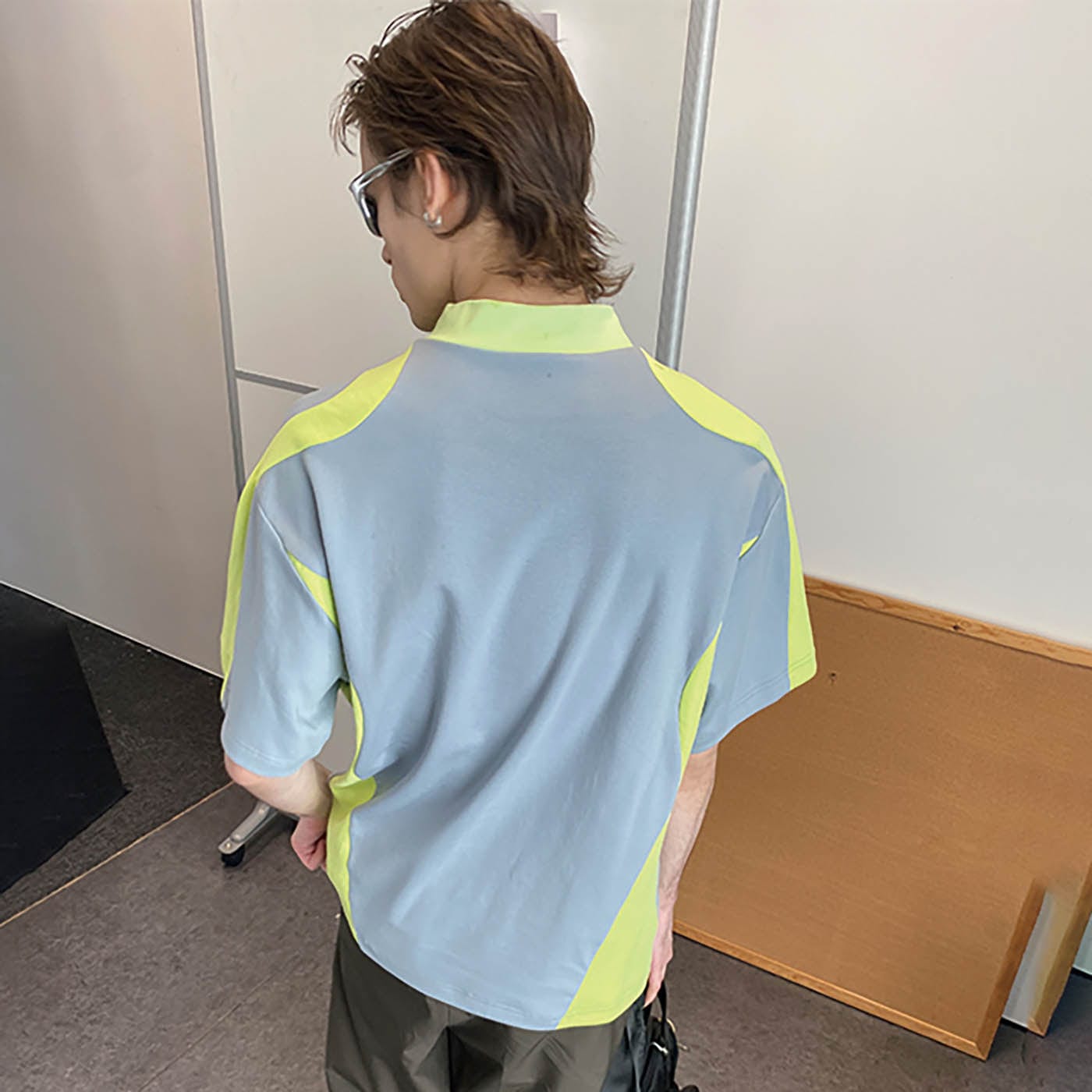 UMAMIISM Modern Spliced Racing T-Shirt-T Shirt-XS-Dark Grey-Free Shipping Leatheretro