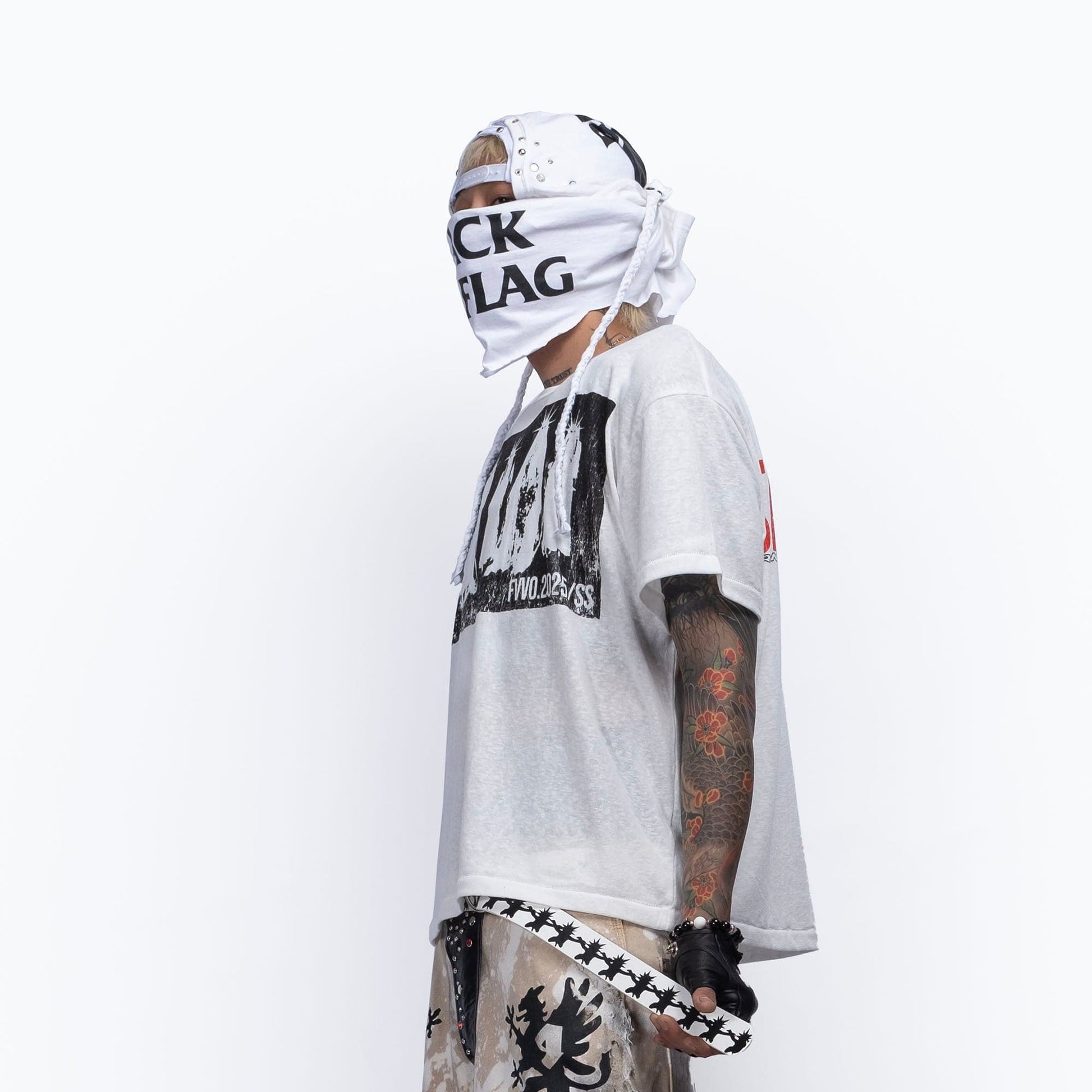 FVVO Stay Weird Graphic Punk T-Shirt-T Shirt-Black-S-Free Shipping Leatheretro