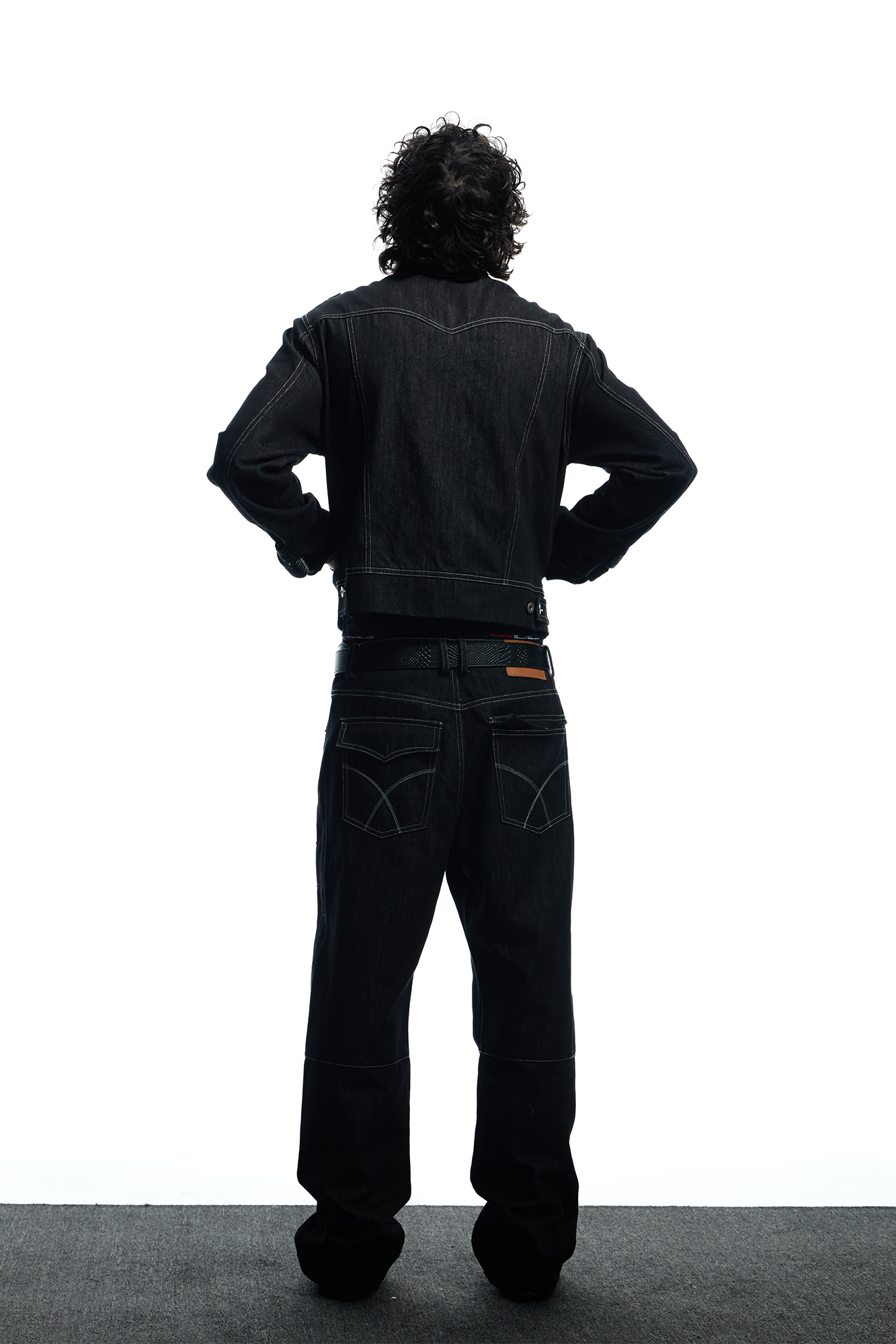 DND4DES Studded Raw Denim Flare Jeans-Jeans-XS-Free Shipping Leatheretro