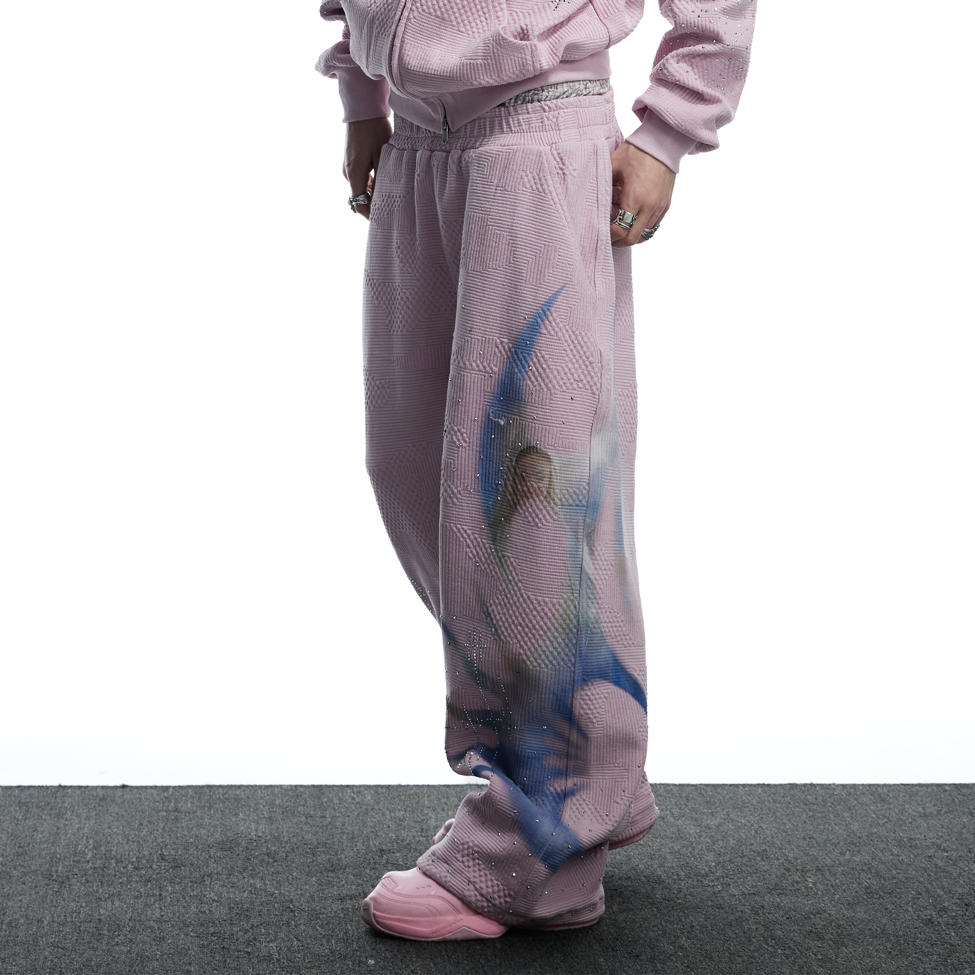 DND4DES Dreamcore Print Diamond Sweatpants-Pants-S-Free Shipping Leatheretro