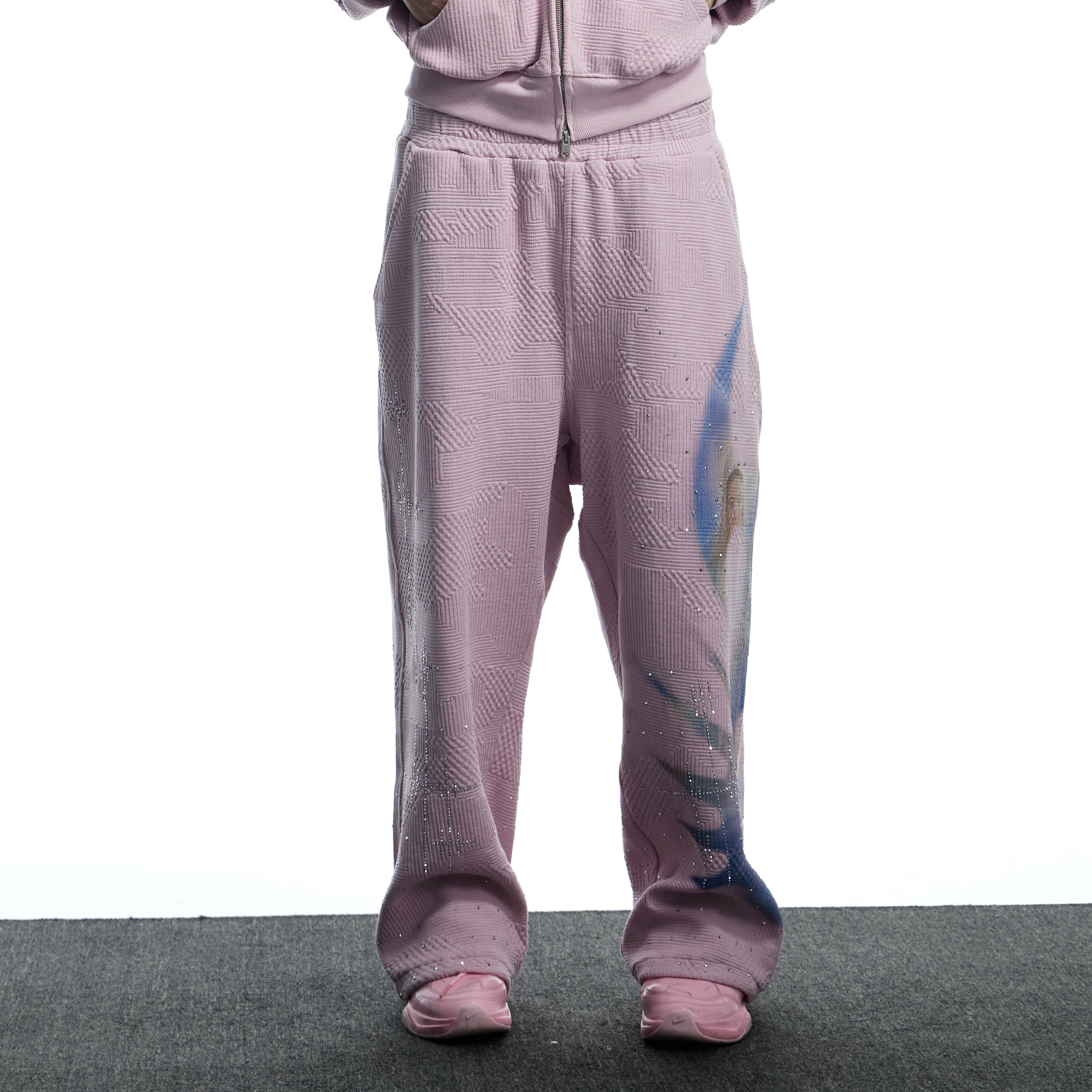 DND4DES Dreamcore Print Diamond Sweatpants-Pants-S-Free Shipping Leatheretro