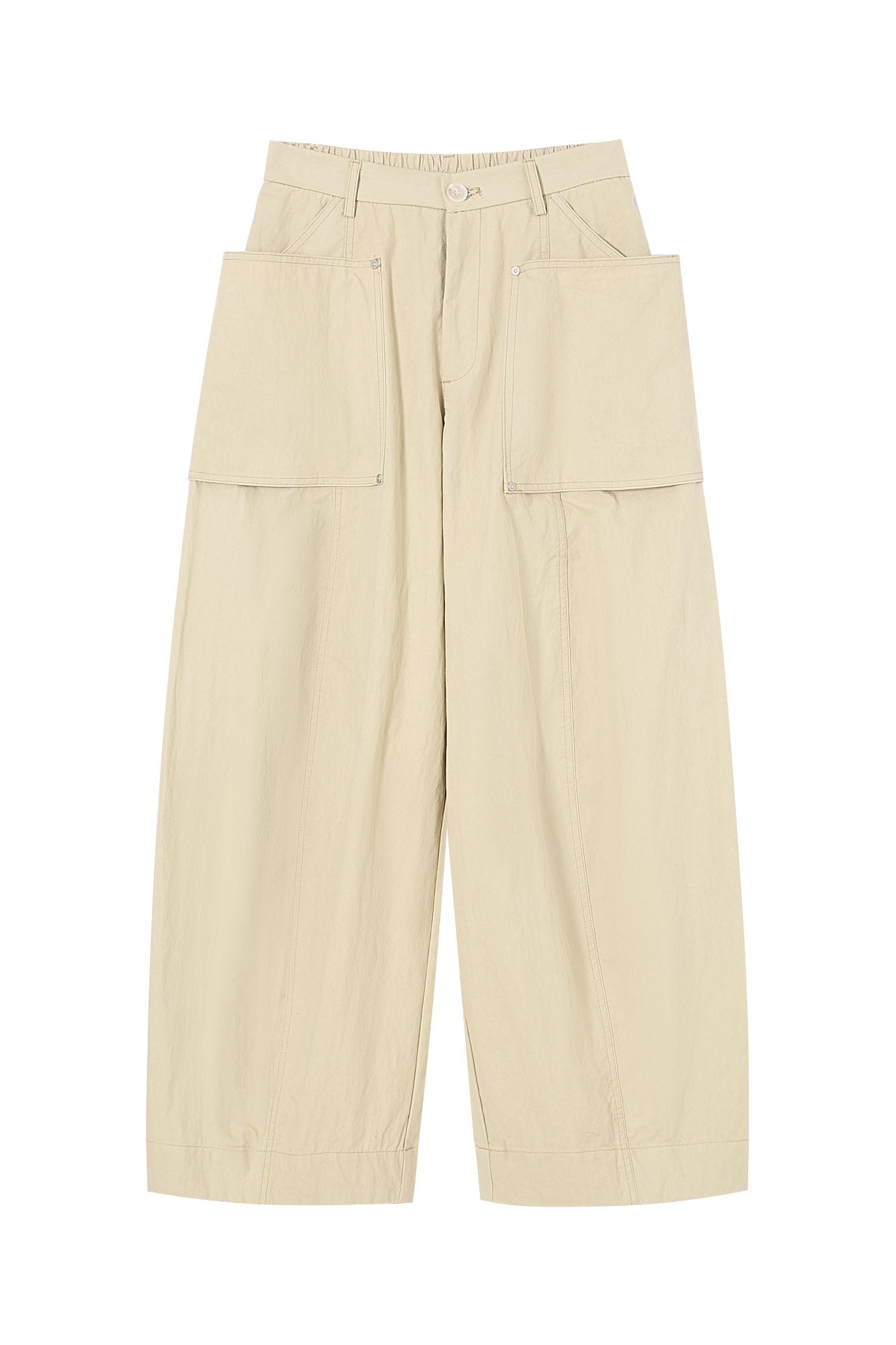 CLP Utility Big-Pocket Barrel Pants-Pants-M-Black-Free Shipping Leatheretro