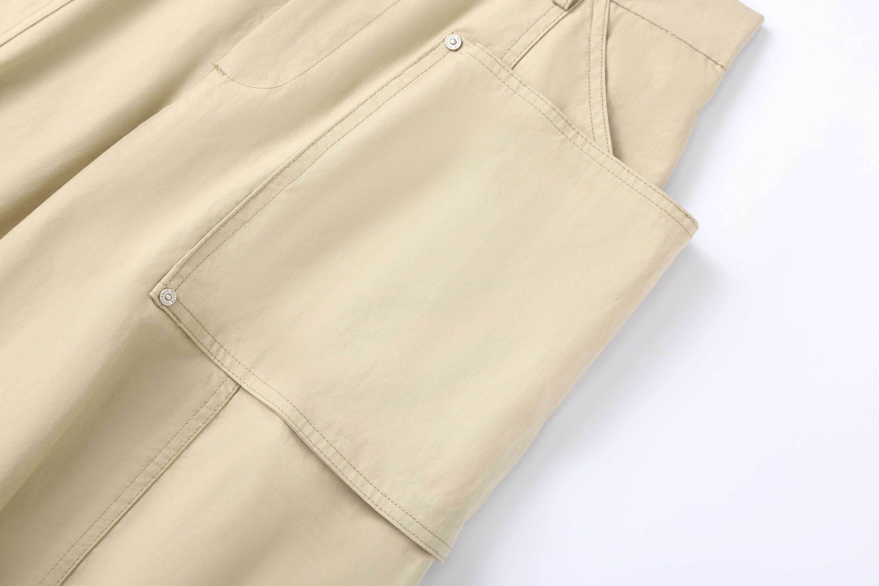 CLP Utility Big-Pocket Barrel Pants-Pants-M-Black-Free Shipping Leatheretro
