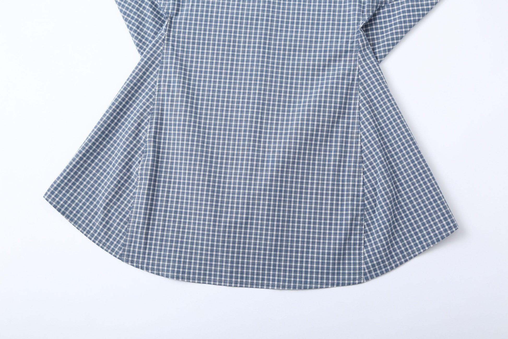 CLP Gingham Corset-Waist Shirt-Shirt-S-Free Shipping Leatheretro