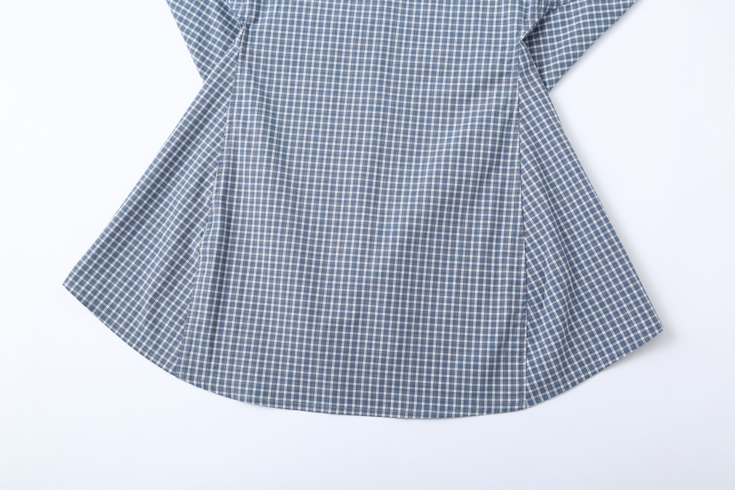 CLP Gingham Corset-Waist Shirt-Shirt-S-Free Shipping Leatheretro