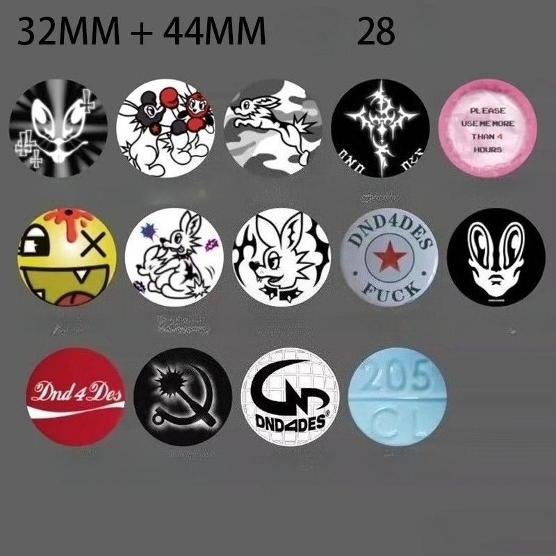 DND4DES Millennial Aesthetic Parody Enamel Pins-As Photo-Free Shipping Leatheretro