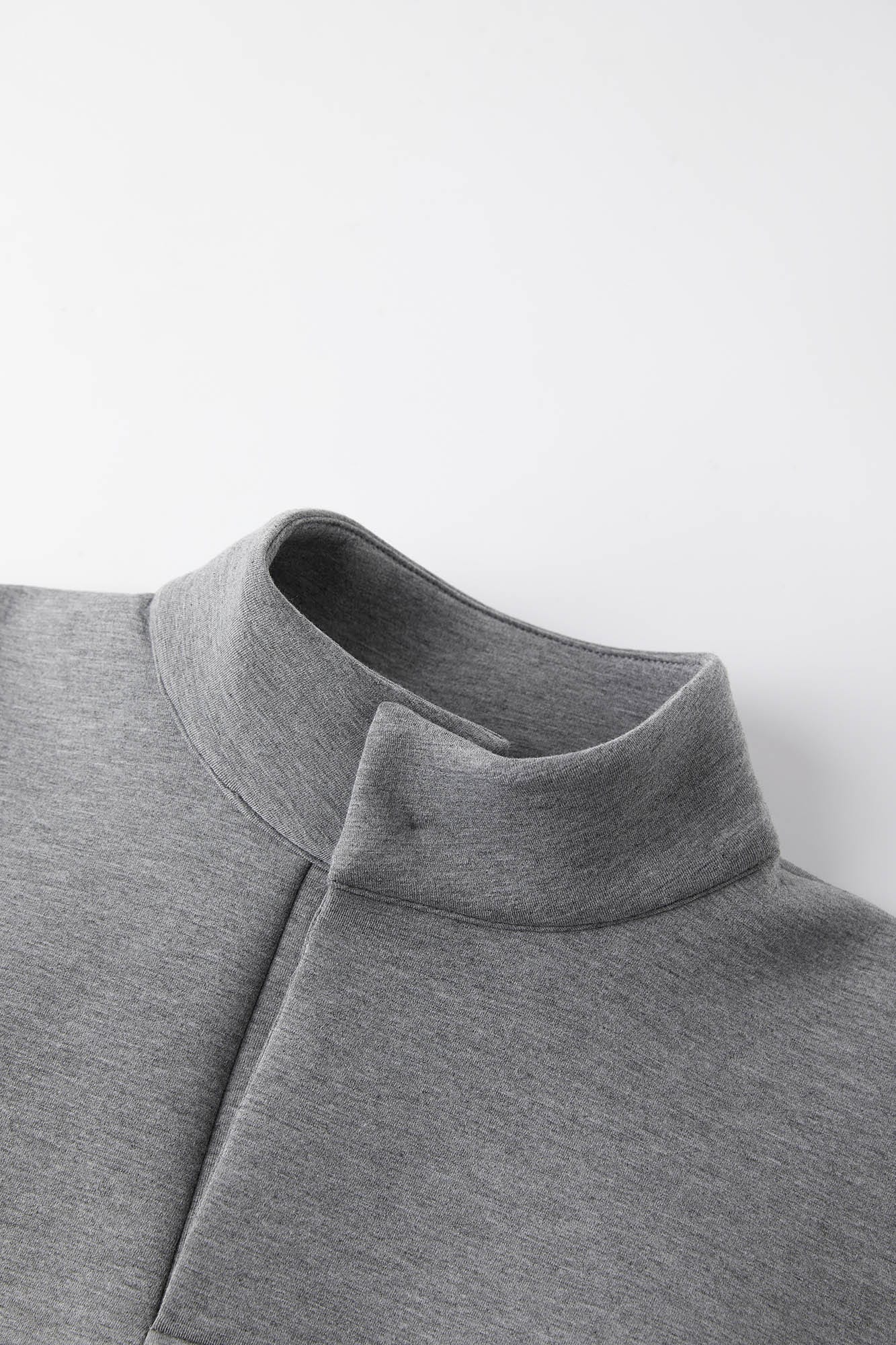 CLP The Astronaut Mockneck Sweatshirt-Sweatshirt-Gray-M-Free Shipping Leatheretro