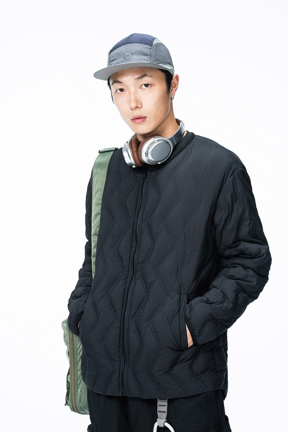 ENSHADOWER Wave Line Texture Light Down Jacket-Jacket-S-Brown-Free Shipping Leatheretro