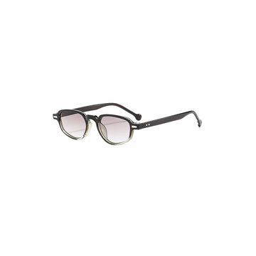 DAMAGE ASIA Gradient Lens Irregular Frame Sunglasses-Sunglasses-Coffee-Free Shipping Leatheretro