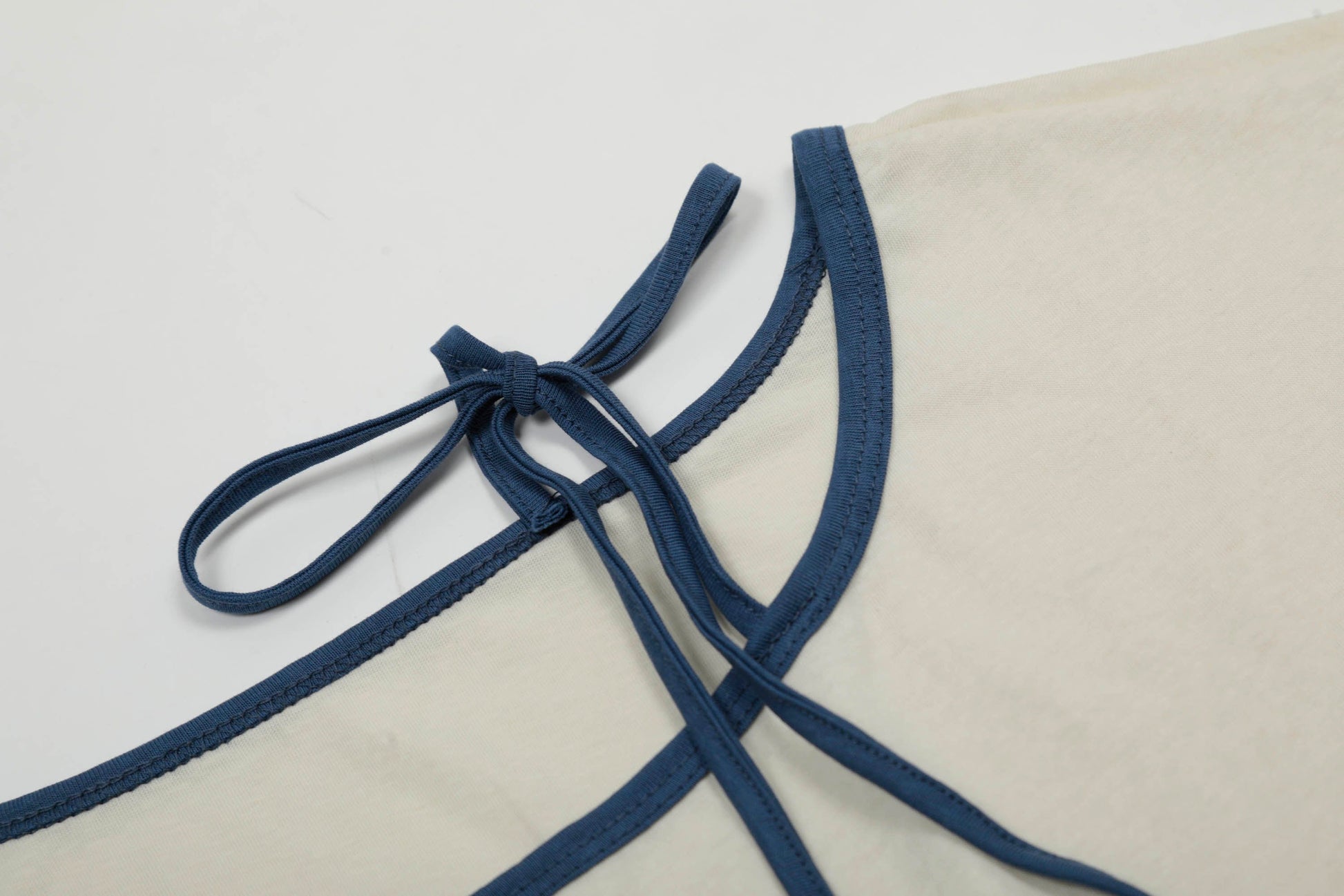 CLP No.06 Drawstring Neck Long-Sleeve Tee-L/S Tee-S-Free Shipping Leatheretro