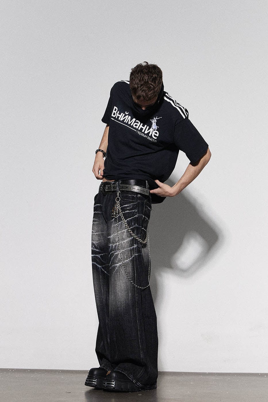 DND4DES Soldier Embroidered T-Shirt-T Shirt-S-Free Shipping Leatheretro